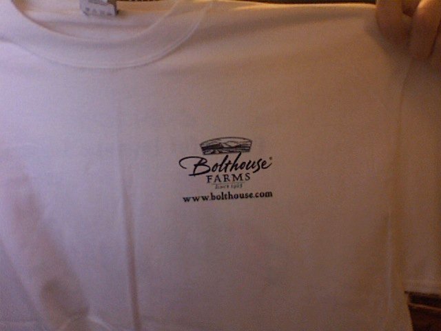 Front Bolthouse Farms t-shirt