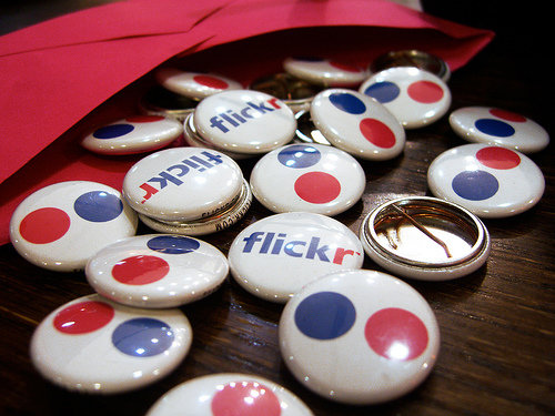 Flickr button badges